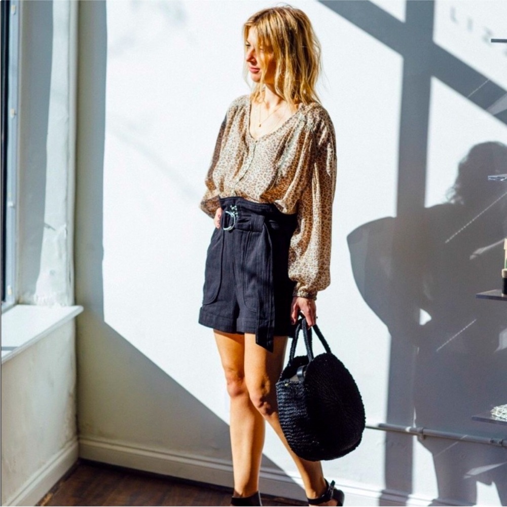 Spell & The Gypsy Frankie Blouse Cheetah Print Top